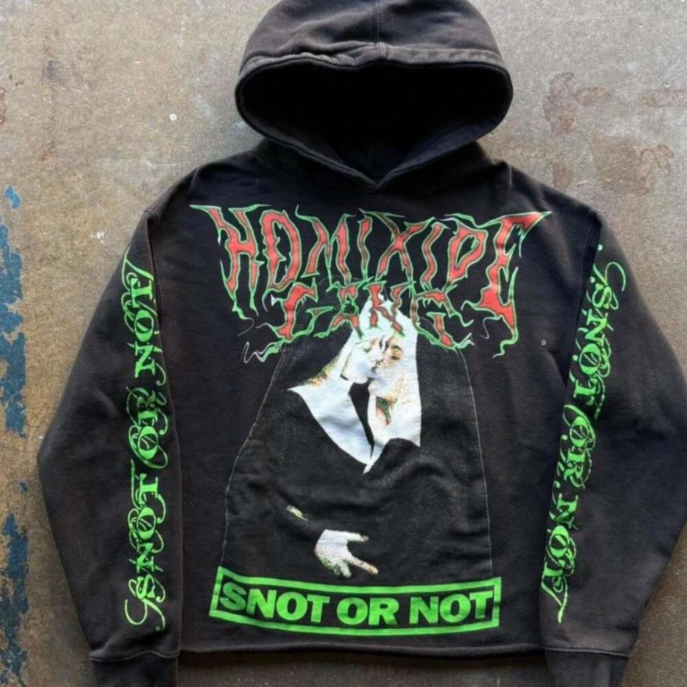 Homixide Gang tour merch hoodie